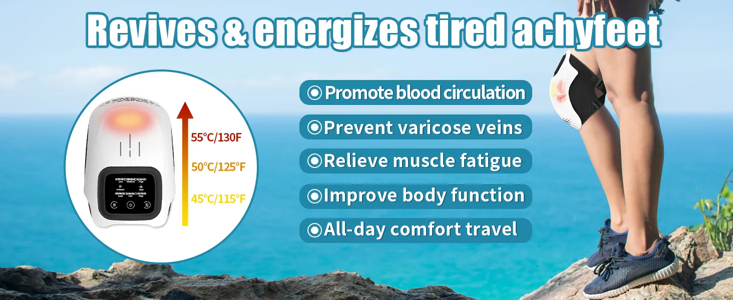 ThermaEase⢠ā Heated Knee Massager - Image-7